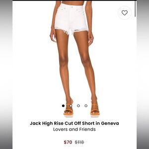 Lovers and friends white short 27